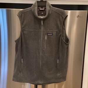 Patagonia Charcoal Sleeveless Fleece Vest
